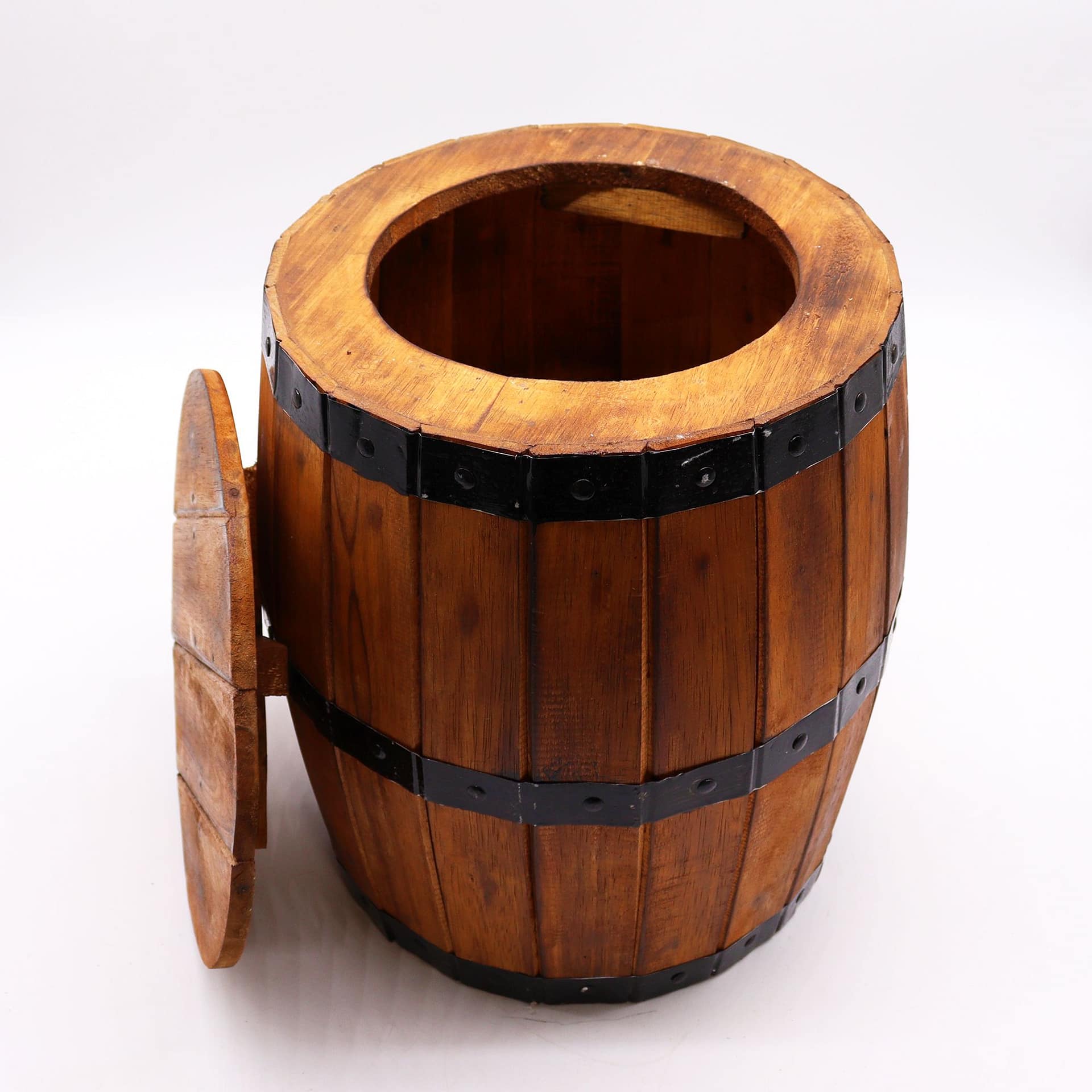 Bierfass Hocker - Natur – Bild 2