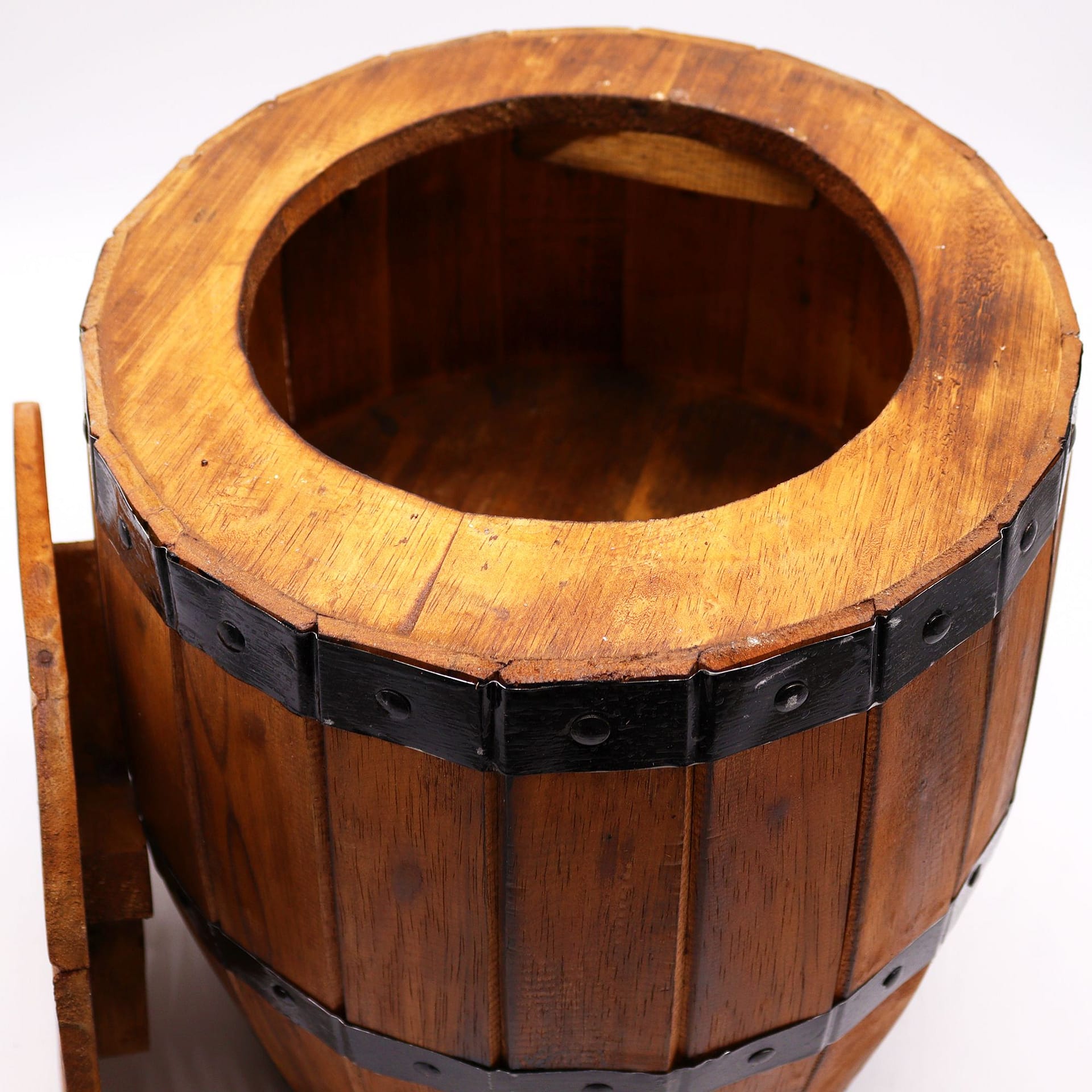Bierfass Hocker - Natur – Bild 3