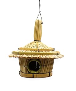 Alternative view of Kleines Rundes Seegras Vogelhaus 17x17cm